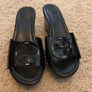 Tory Burch Platform Wedge Slides